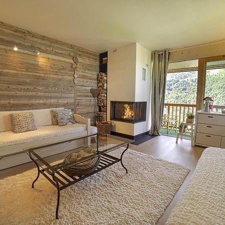 Charmant Studio A Meribel Avec Cheminee Apartment Екстериор снимка