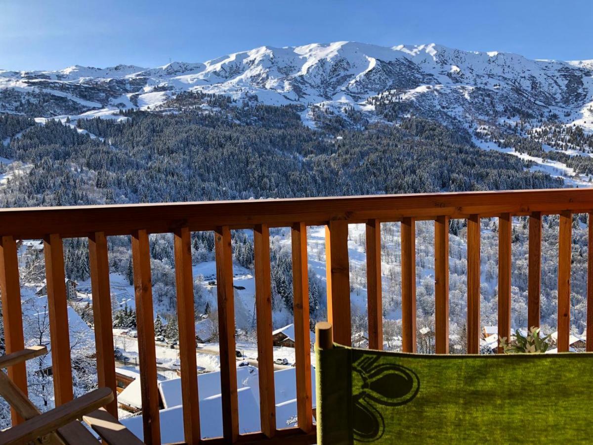 Charmant Studio A Meribel Avec Cheminee Apartment Екстериор снимка